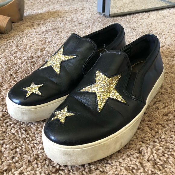 Michael Kors Black Pia Star Slip On Sneaker - Picture 2 of 7